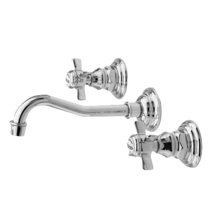 NEWPORT BRASS Wall Mount Lavatory Faucet in Polished Nickel 3-1003/15